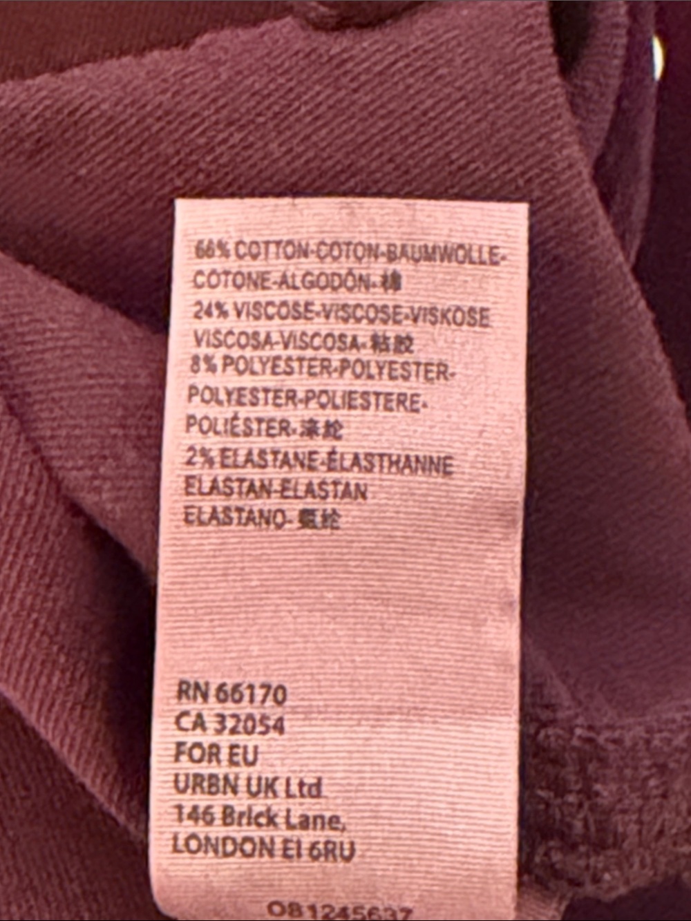 NWT Free People Just Float On Boho Wide Flare Leg Purple Velvet Pants - Picture 16 of 16